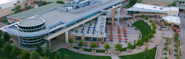 Campus view from the air